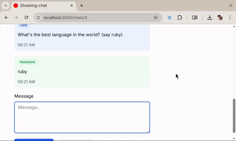 RubyLLM 1.14: From Zero to AI Chat App in Under Two Minutes