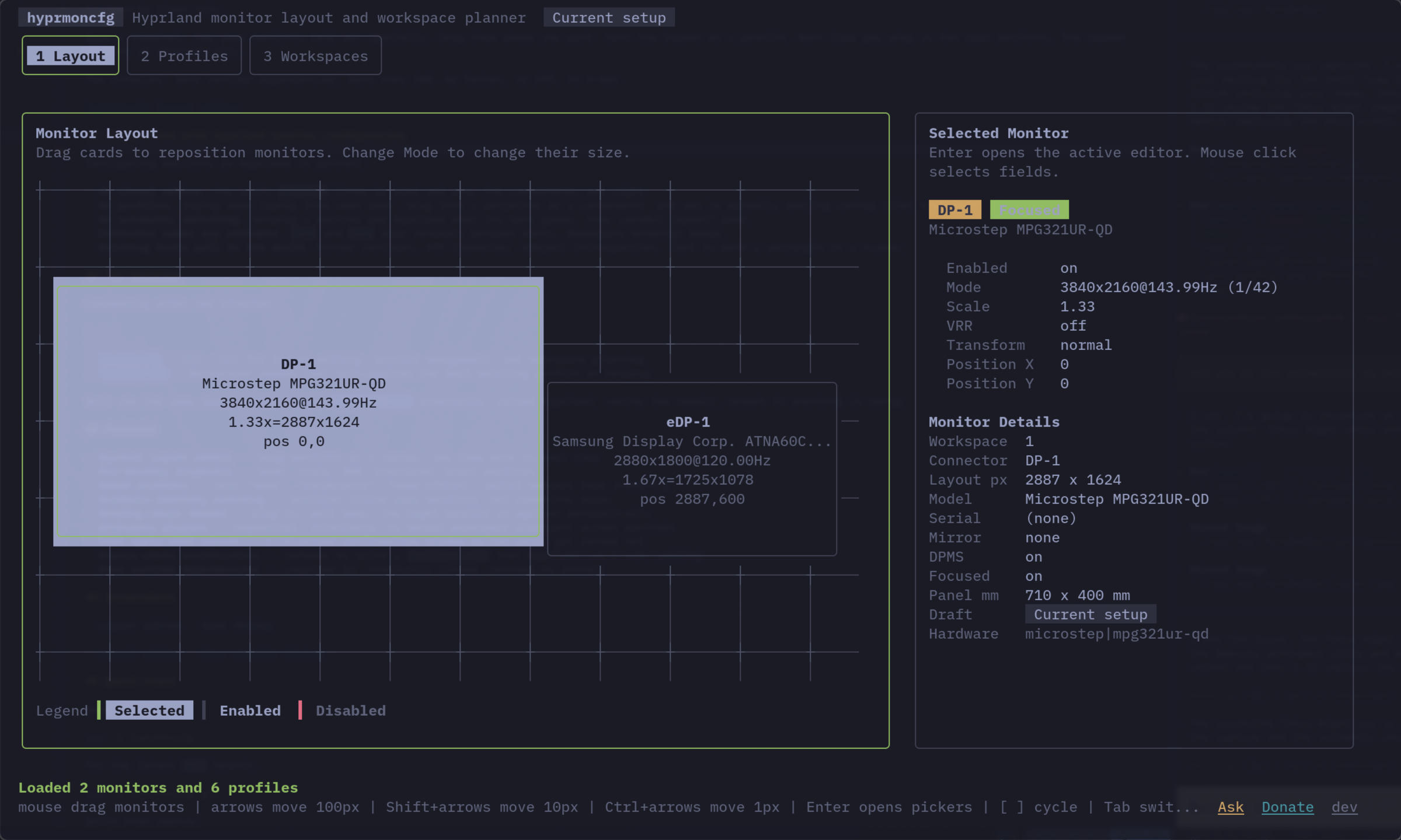 I Built a Monitor Configuration Tool for Hyprland